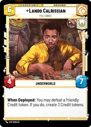 Lando Calrissian, Full Sabacc Unit