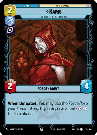 Karis, We Don't Like Strangers