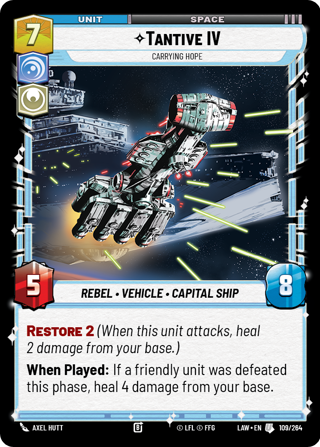 Tantive IV, Carrying Hope