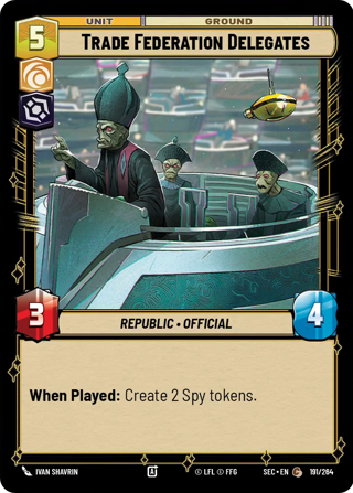 Trade Federation Delegates