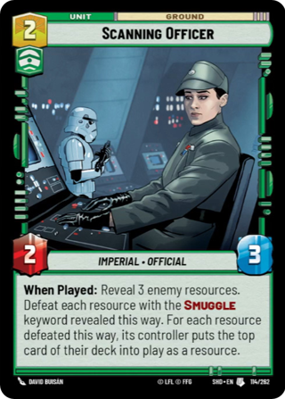 Scanning Officer