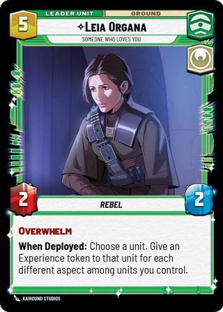 Leia Organa, Someone Who Loves You Unit