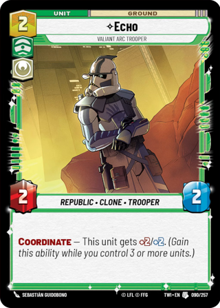 Echo, Valiant ARC Trooper