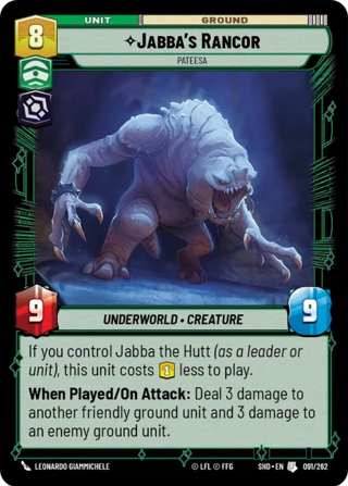 Jabba's Rancor, Pateesa