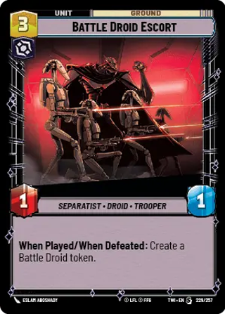 Battle Droid Escort