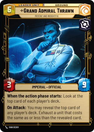 Grand Admiral Thrawn Unit Card