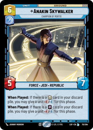 Anakin Skywalker, Champion Of Mortis