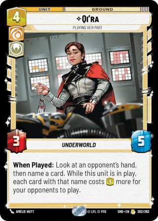 Qi'ra, Playing Her Part