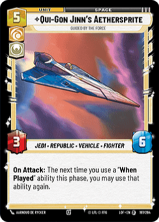 Qui Gon Jinn's Aethersprite, Guided By The Force