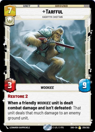 Tarfful, Kashyyyk Chieftain