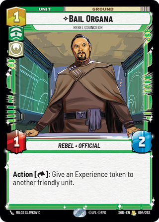 Bail Organa Rebel Councilor