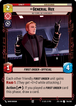 General Hux, No Terms, No Surrender