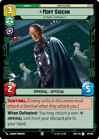 Moff Gideon, Remnant Commander