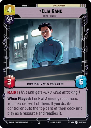 Elia Kane, False Convert