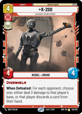 K 2SO, Cassian's Counterpart
