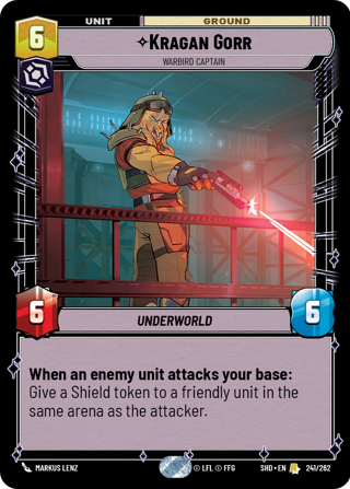 Kragan Gorr, Warbird Captain