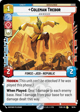 Coleman Trebor, Jedi Rescuer