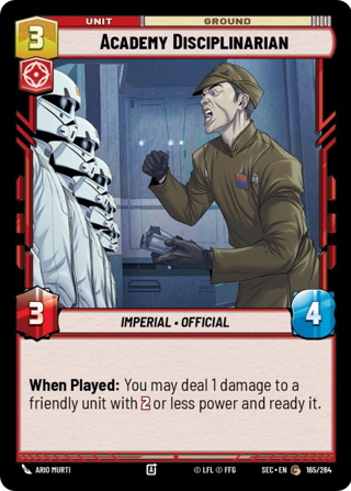 Academy Disciplinarian