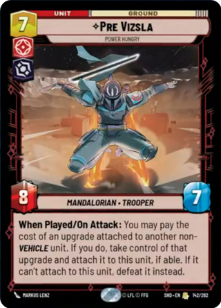 Pre Vizsla, Power Hungry