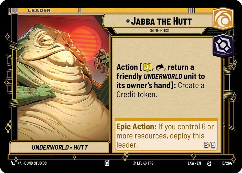 Jabba the Hutt, Crime Boss - Star Wars Unlimited A Lawless Time
