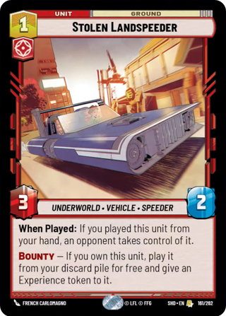 Stolen Landspeeder