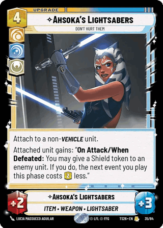 Ahsoka's Lightsabers