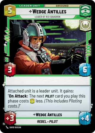 Wedge Antilles, Leader Of The Red Squadron Unit