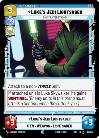 Luke's Jedi Lightsaber