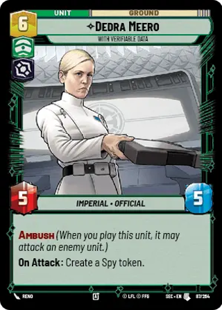 Dedra Meero, With Verifiable Data