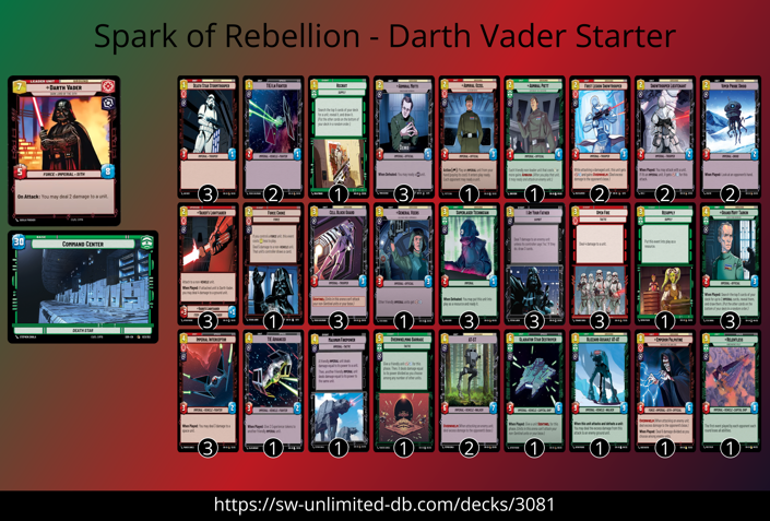 Darth Vader Starter Deck