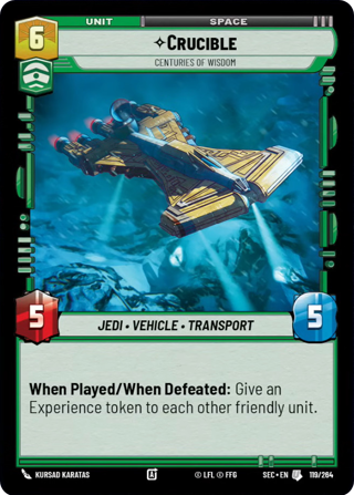 Crucible, Centuries Of Wisdom