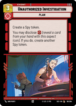 Unauthorized Investigation