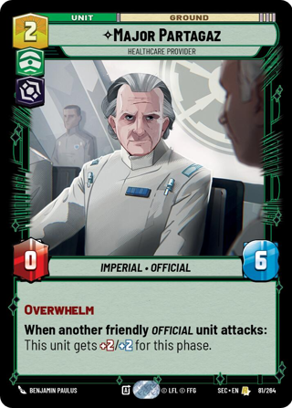 Major Partagaz, Healthcare Provider