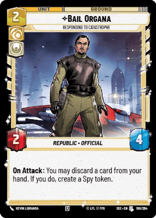 Bail Organa, Responding To Catastrophe