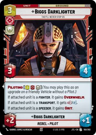 Biggs Darklighter, They'll Never Stop Us