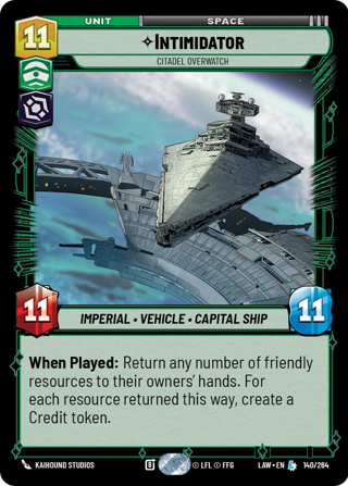 Intimidator, Citadel Overwatch