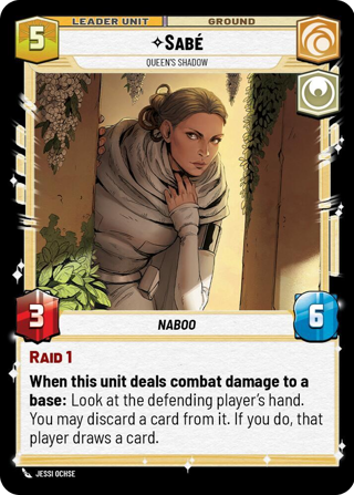 Sabé, Queen's Shadow Unit