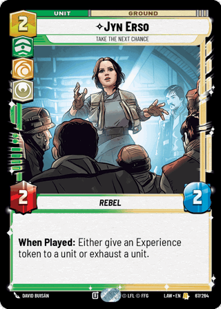 Jyn Erso, Take The Next Chance