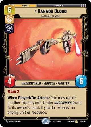 Xanadu Blood, Cad Bane's Reward