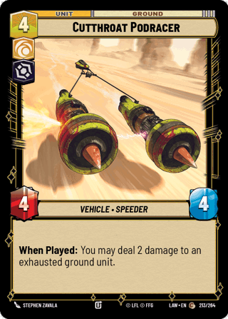 Cutthroat Podracer