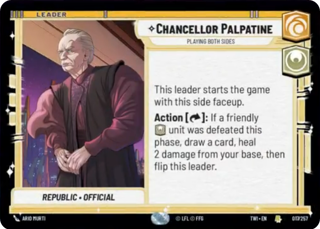 Chancellor Palpatine, Playing Both Sides