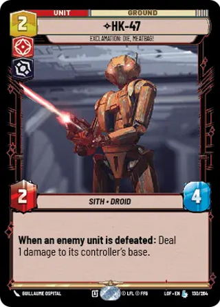 HK 47, Exclamation Die, Meatbag