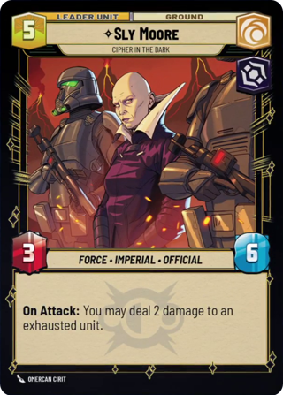 Sly Moore, Cipher In The Dark Unit