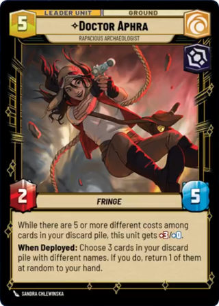 Doctor Aphra, Rapacious Archaeologist Unit