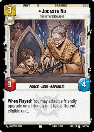 Jocasta Nu, The Gift Of Knowledge