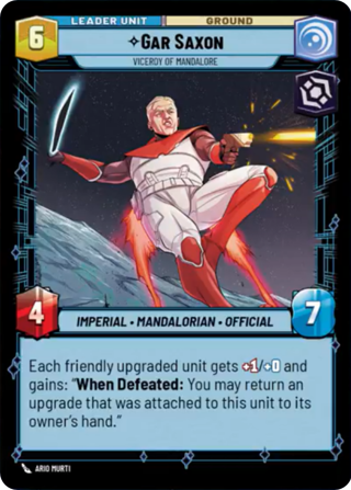 Gar Saxon, Viceroy Of Mandalore Unit