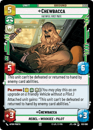 Chewbacca, Faithful First Mate