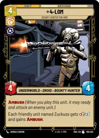 4 L0M Bounty Hunter For Hire