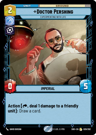 Doctor Pershing, Experimenting With Life