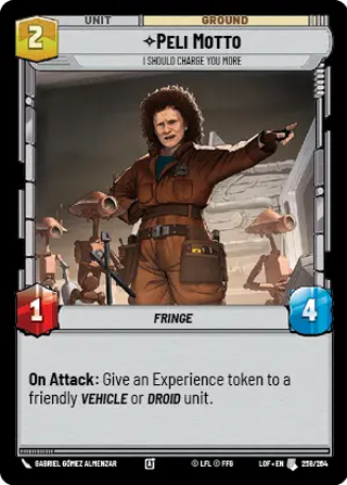 Peli Motto, I Should Charge You More